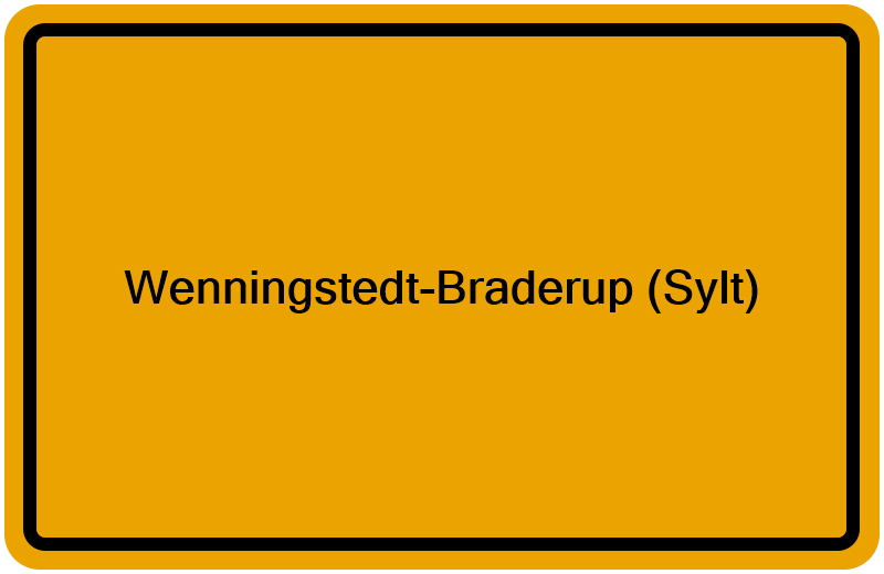 Handelsregisterauszug Wenningstedt-Braderup (Sylt)